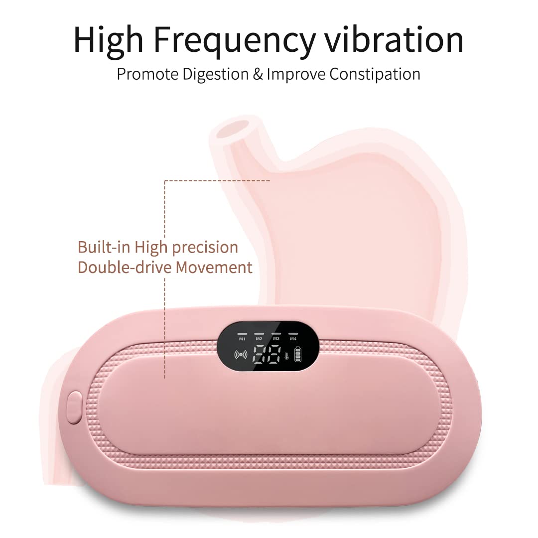 Period Pain Relief Massager – Heated Vibration Menstrual Cramp Relief Belt