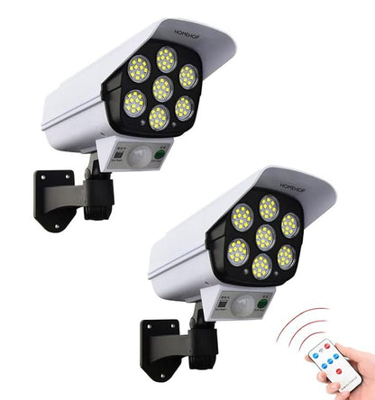 LED Solar Security Light with Motion Sensor & Remote Control – Outdoor Wall Light