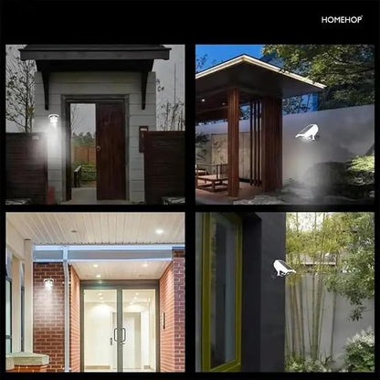 LED Solar Security Light with Motion Sensor & Remote Control – Outdoor Wall Light