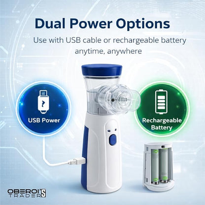 Portable Mesh Nebulizer JSL-W302 – Adult & Child