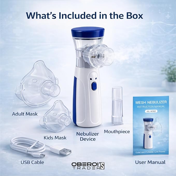 Portable Mesh Nebulizer JSL-W302 – Adult & Child