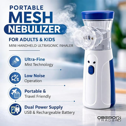 Portable Mesh Nebulizer JSL-W302 – Adult & Child