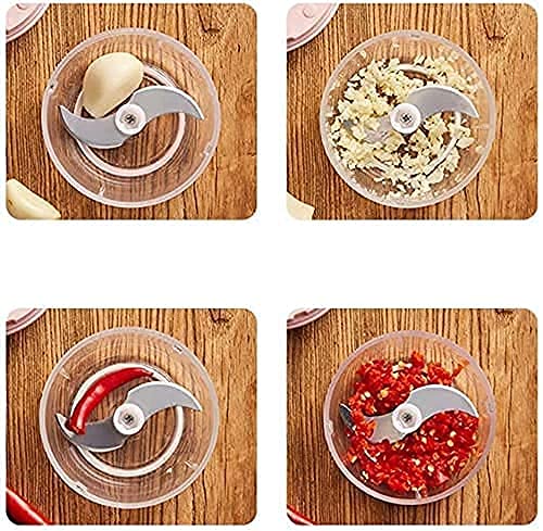 Electric Mini Garlic Chopper – USB Rechargeable Portable Food Processor | Mini Vegetable & Fruit Cutter | Compact Kitchen Chopper