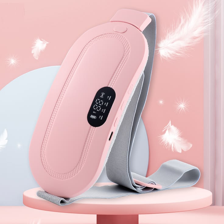 Period Pain Relief Massager – Heated Vibration Menstrual Cramp Relief Belt