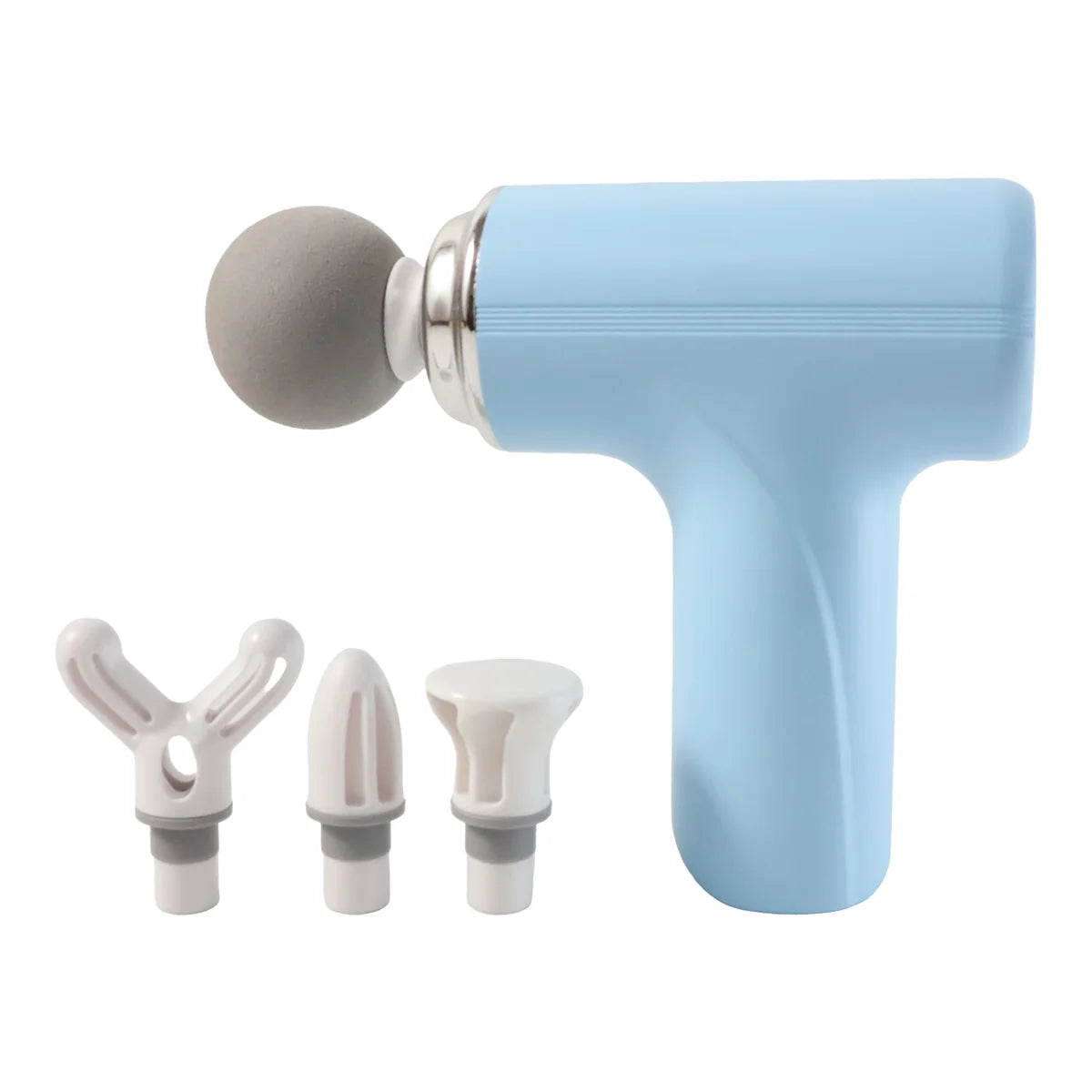 4-in-1 Mini Electric Massage Gun – Portable Deep Tissue Muscle Massager