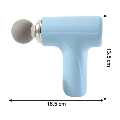4-in-1 Mini Electric Massage Gun – Portable Deep Tissue Muscle Massager
