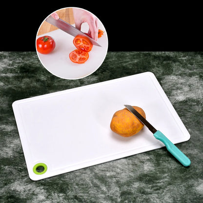 6-Piece Kitchen Knife Set with Vegetable Cutting Board – Multi-Size Knives, Scissors & Peeler